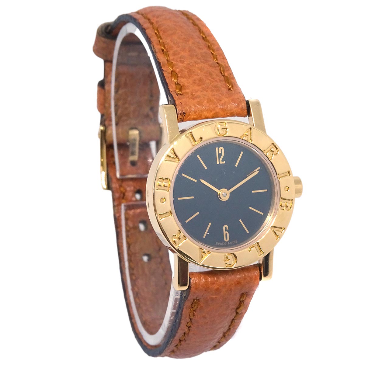 Bvlgari Ref.BB23GL Bvlgari Bvlgari Quartz Watch 18KYG Brown