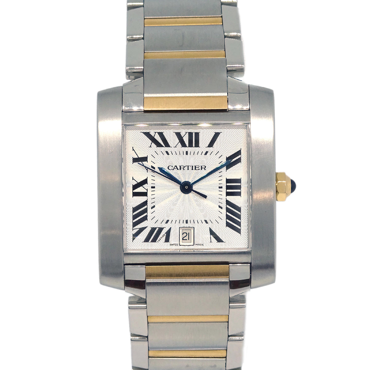 Cartier Tank Francaise LM Ref.W51005Q4 Self-winding Watch 18KYG SS