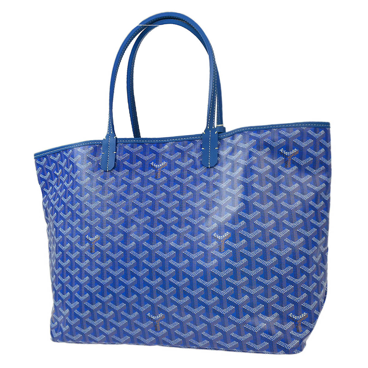 Goyard Blue St. Louis PM Tote Handbag