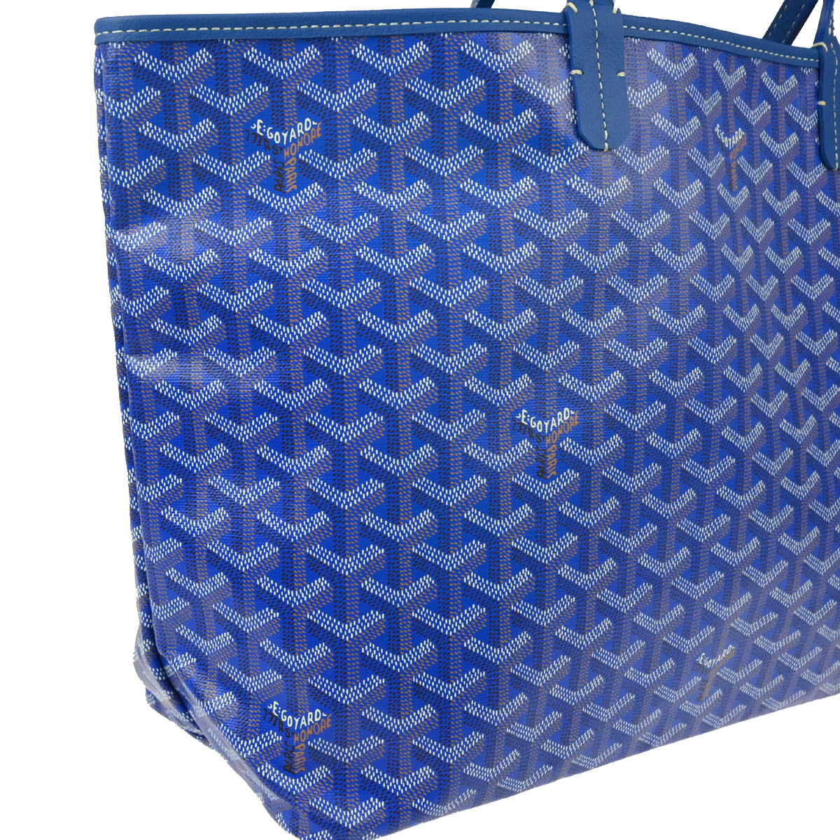 Goyard Blue St. Louis PM Tote Handbag