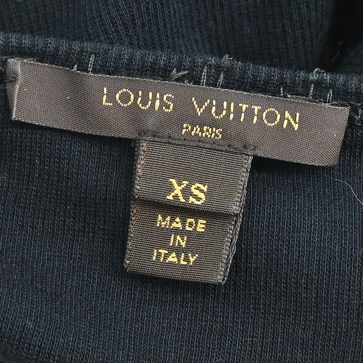 Louis Vuitton 2011 Short Sleeve Top Black #XS