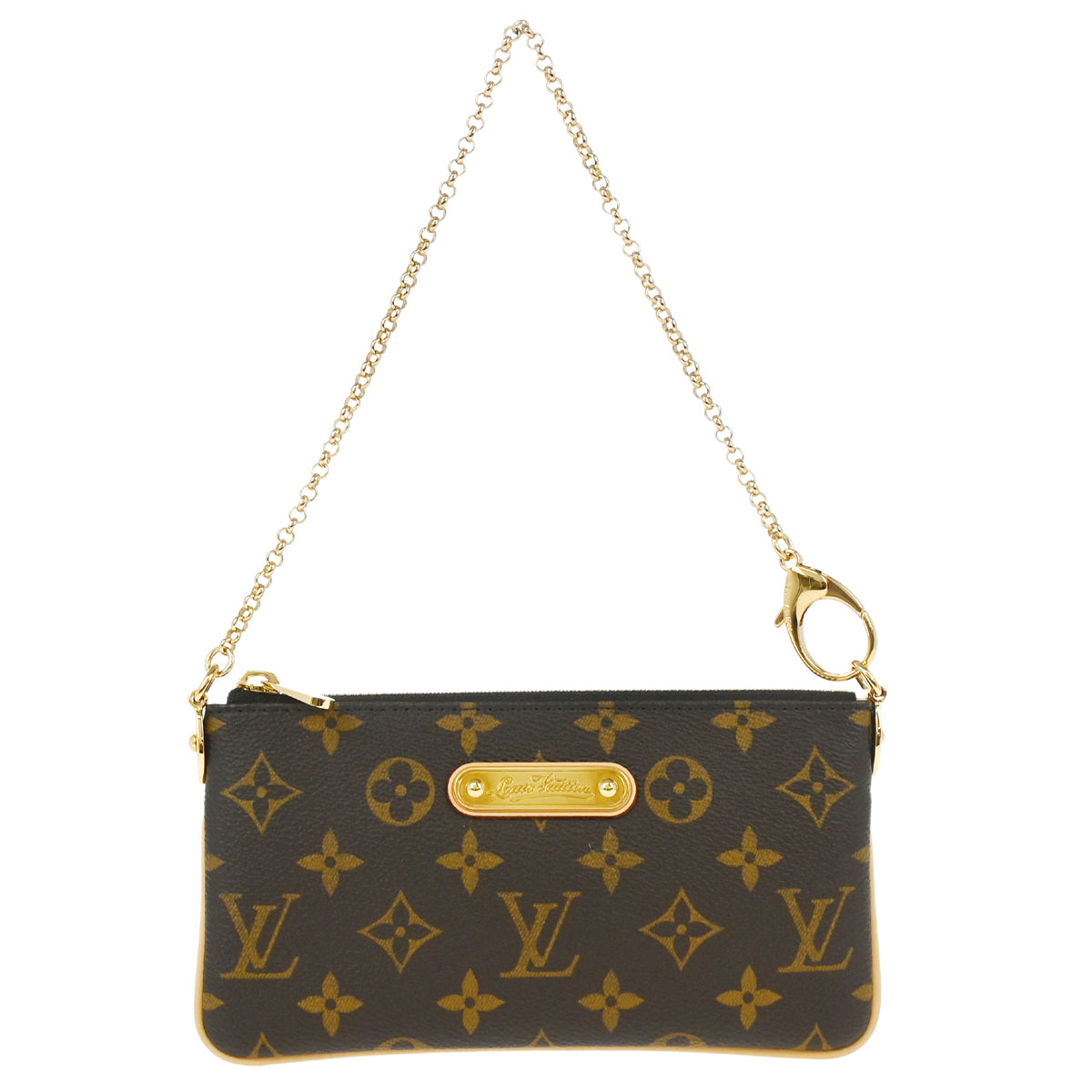 Louis Vuitton 2011 Monogram Pochette Milla MM Handbag M60094