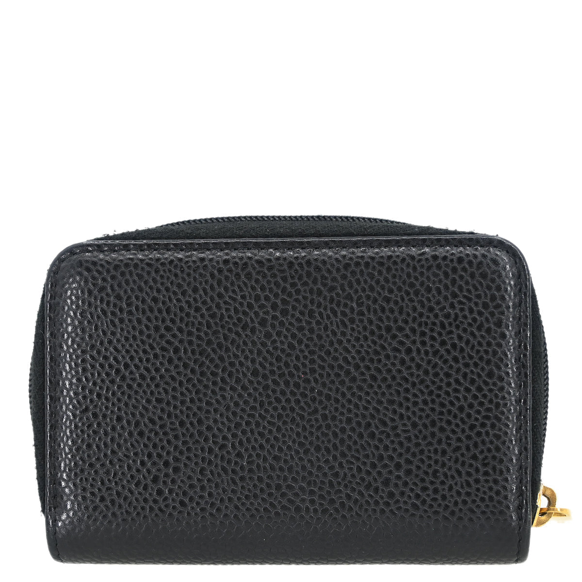 Chanel 2019 Black Caviar Coin Purse Wallet