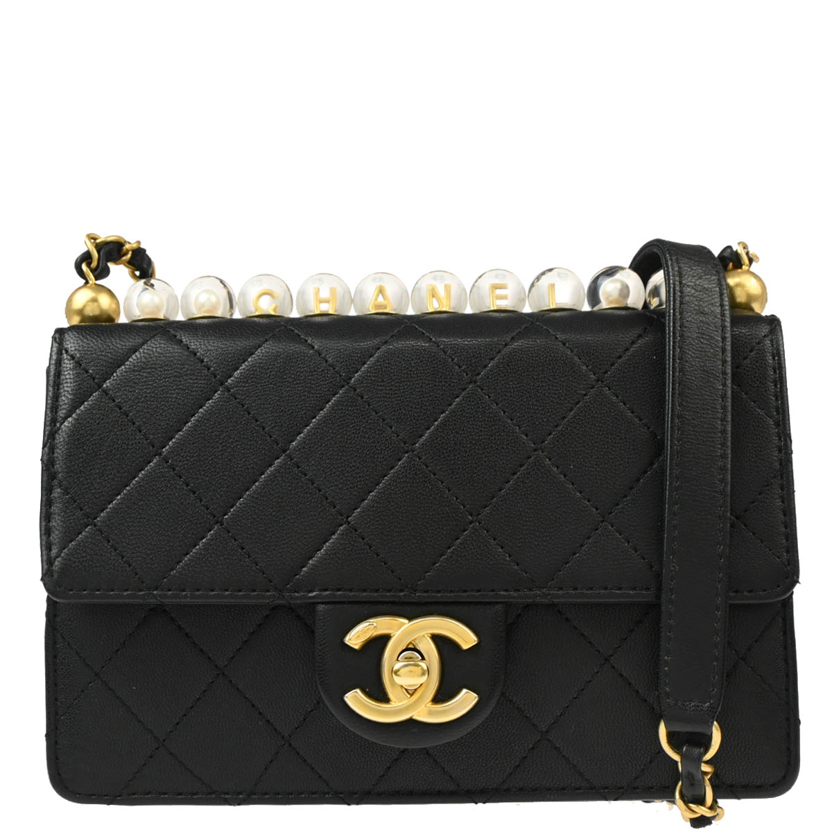 Chanel 2019 Black Caviar Shoulder Bag