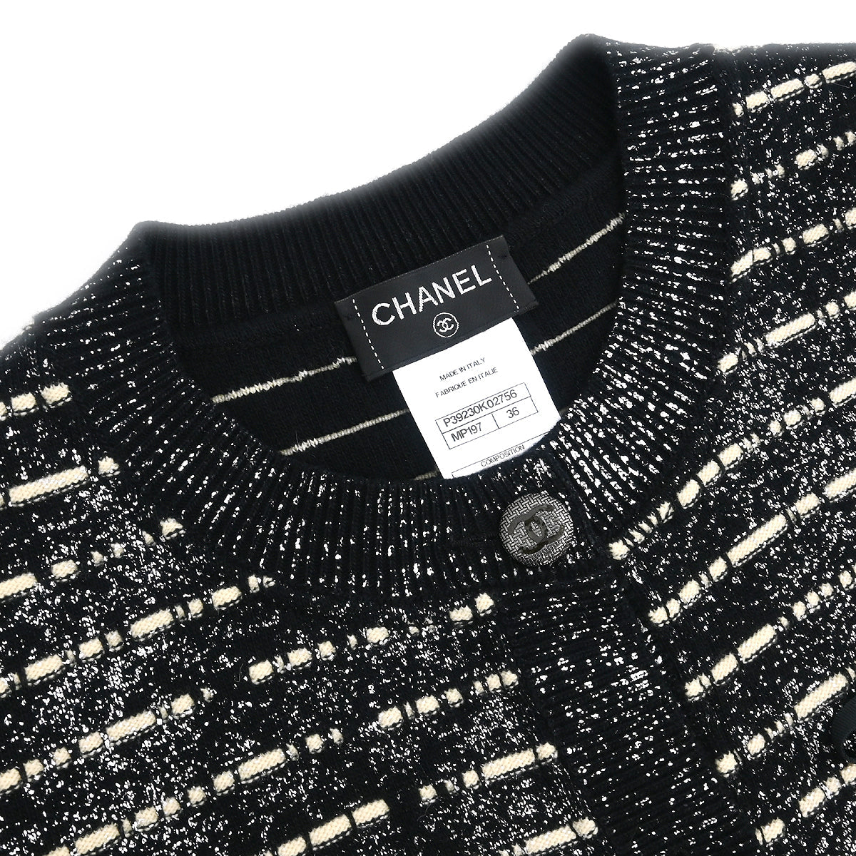 Chanel 2010 Cardigan Black #36