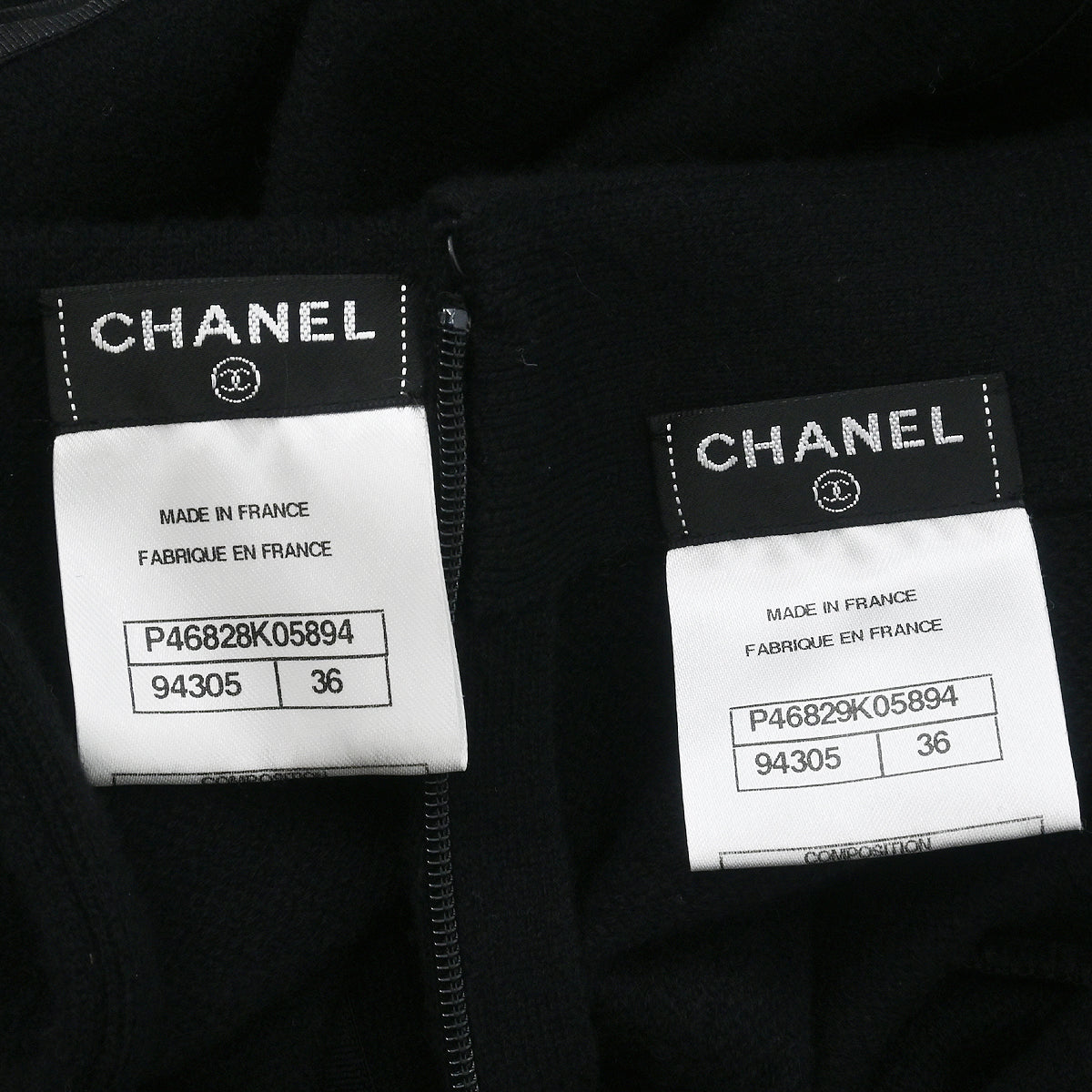 Chanel 2013-2014 Setup Suit Top Skirt Black #36