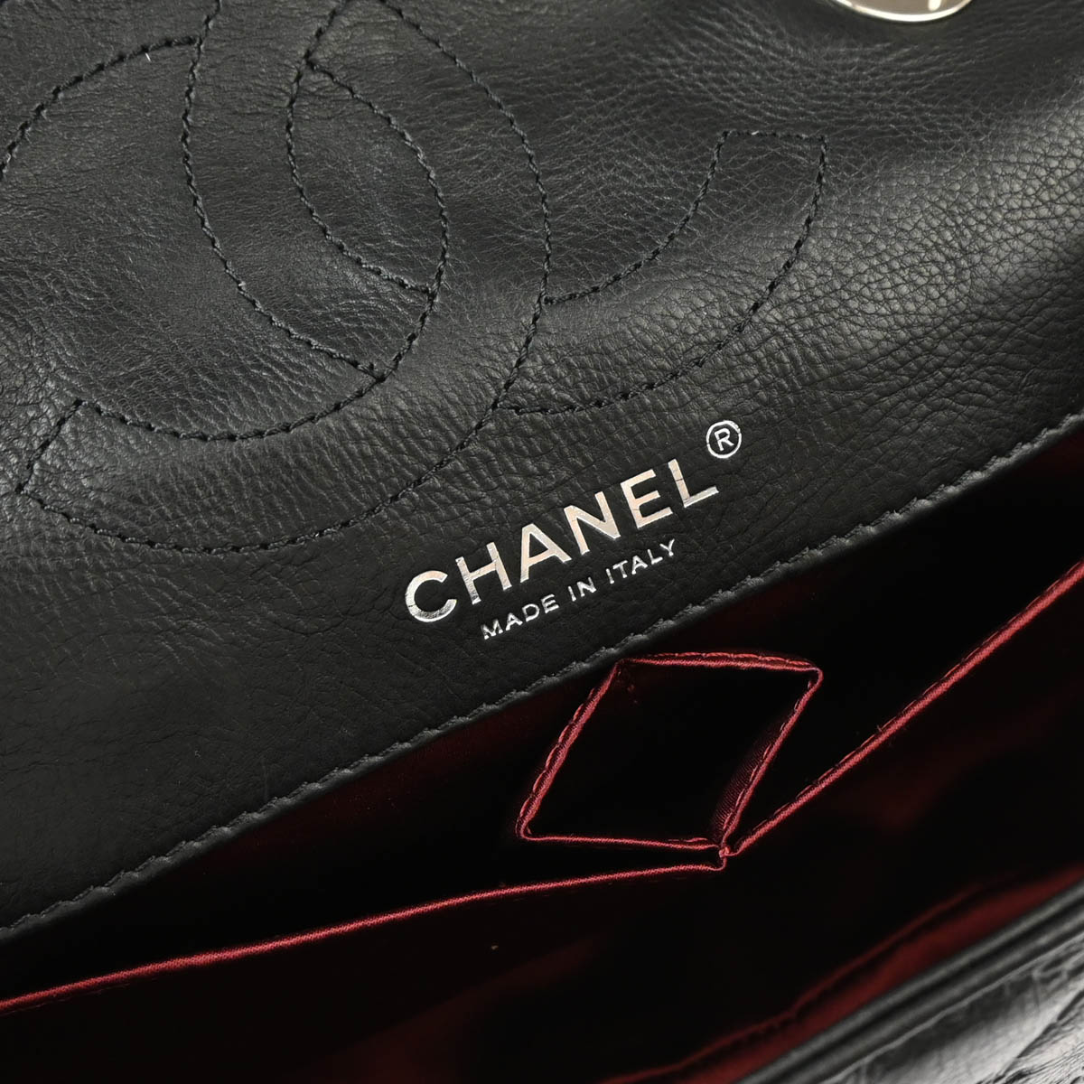 Chanel 2011 Black Calfskin Icon Shoulder Bag