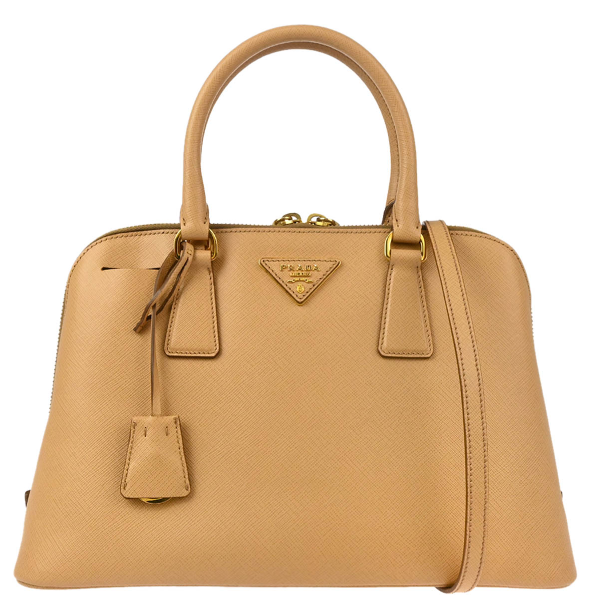 Prada Beige Promenade 2way Shoulder Handbag