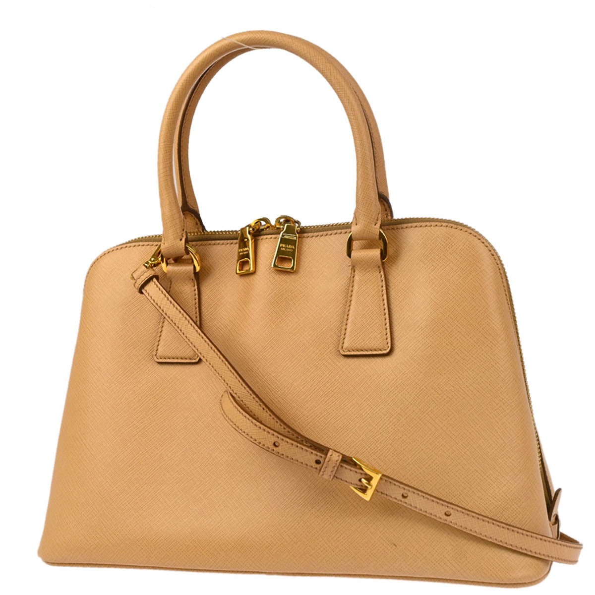 Prada Beige Promenade 2way Shoulder Handbag