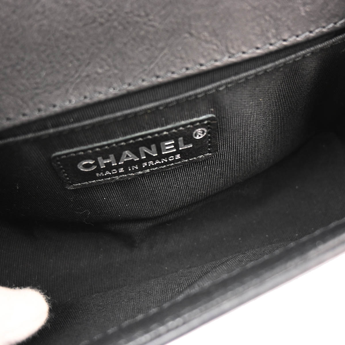 Boy Chanel 2014 Paris Dallas Black Lambskin Small Chain Shoulder Bag