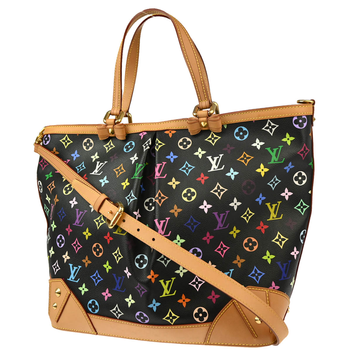 Louis Vuitton 2011 Monogram Multicolor Charlene GM 2way Shoulder Handbag M93215