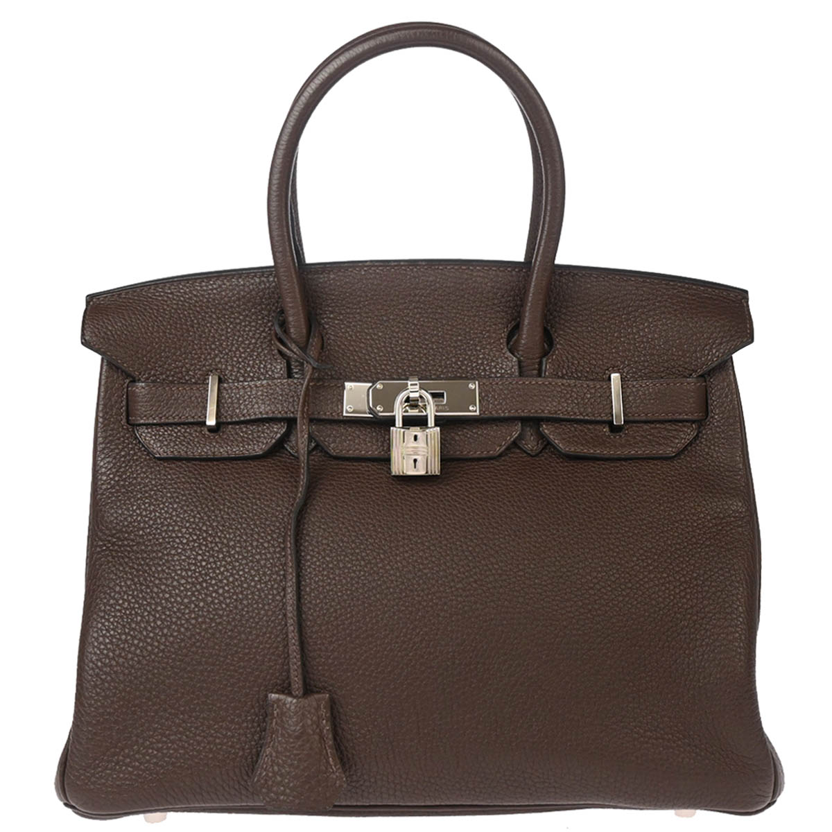 Hermes 2010 Chocolat Togo Birkin 30 Handbag