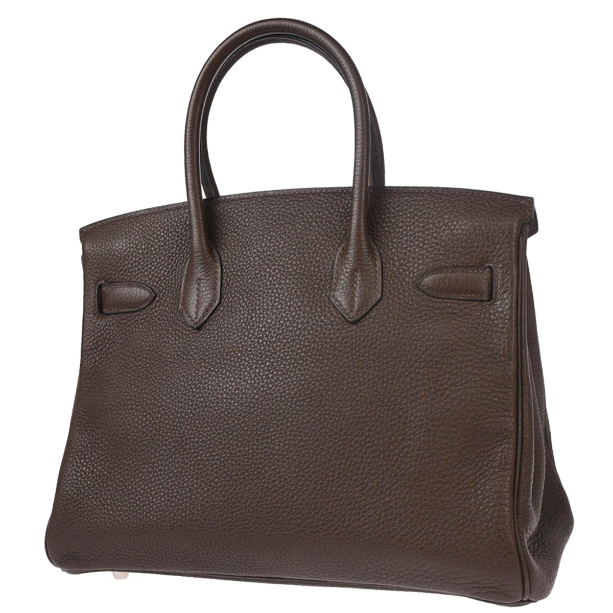 Hermes 2010 Chocolat Togo Birkin 30 Handbag