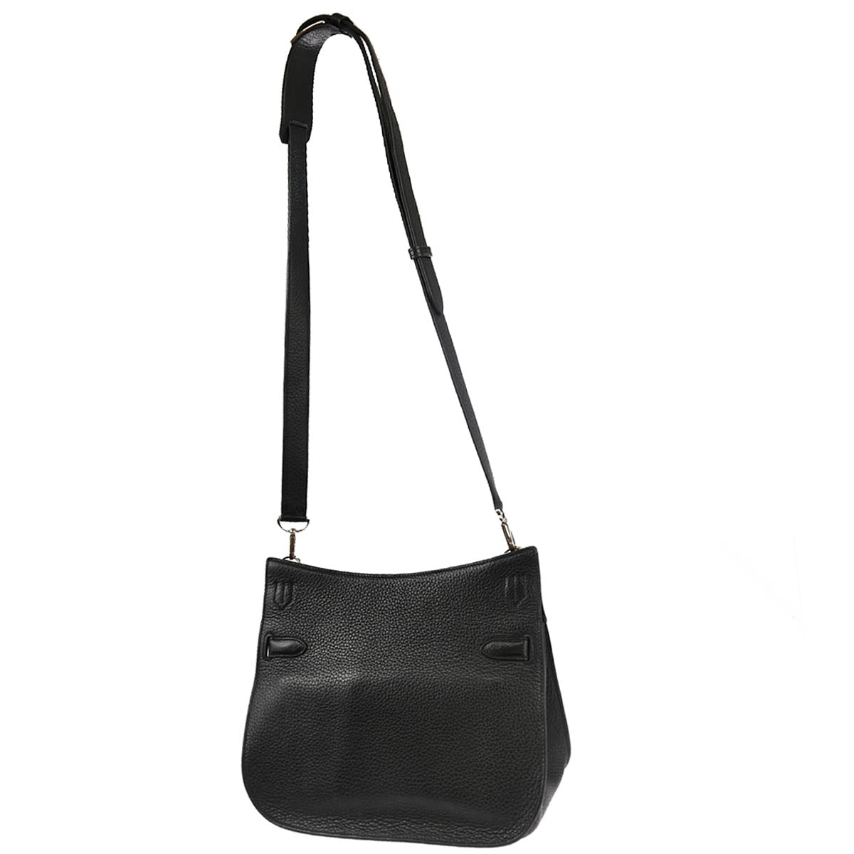 Hermes 2014 Black Taurillon Clemence Jypsiere 28 Shoulder Bag