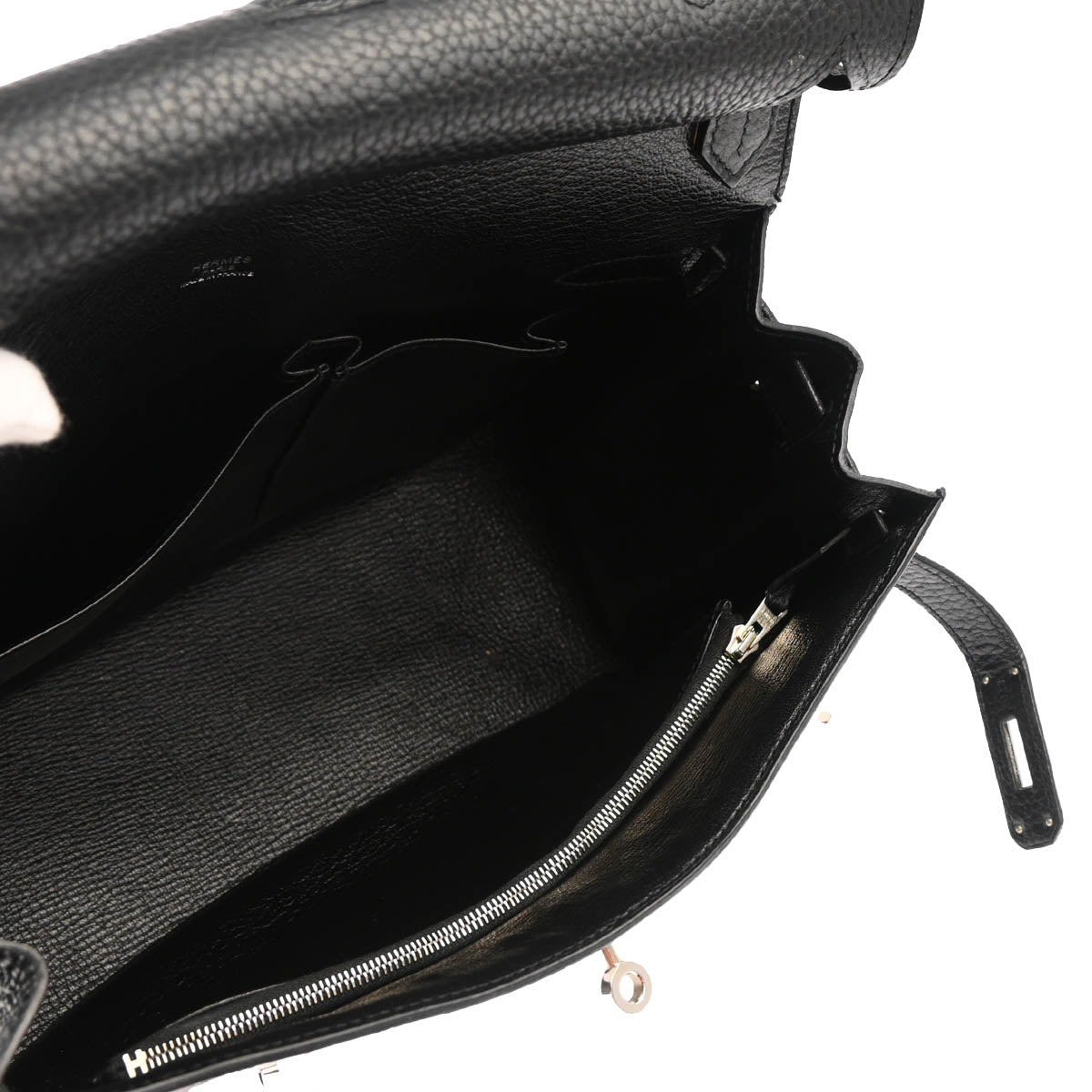 Hermes 2014 Black Taurillon Clemence Jypsiere 28 Shoulder Bag