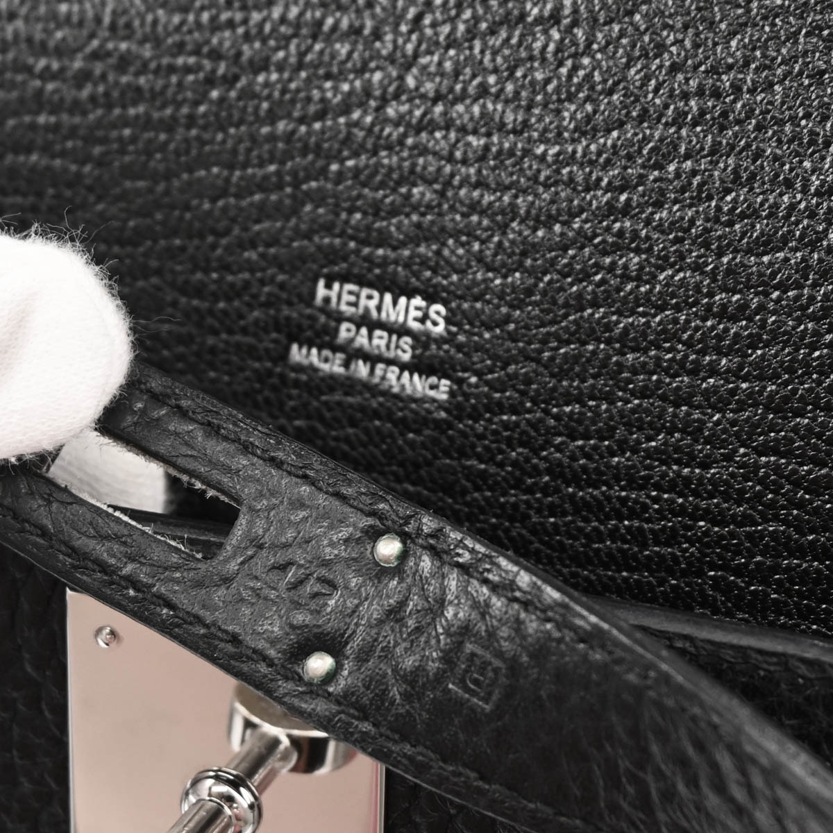 Hermes 2014 Black Taurillon Clemence Jypsiere 28 Shoulder Bag