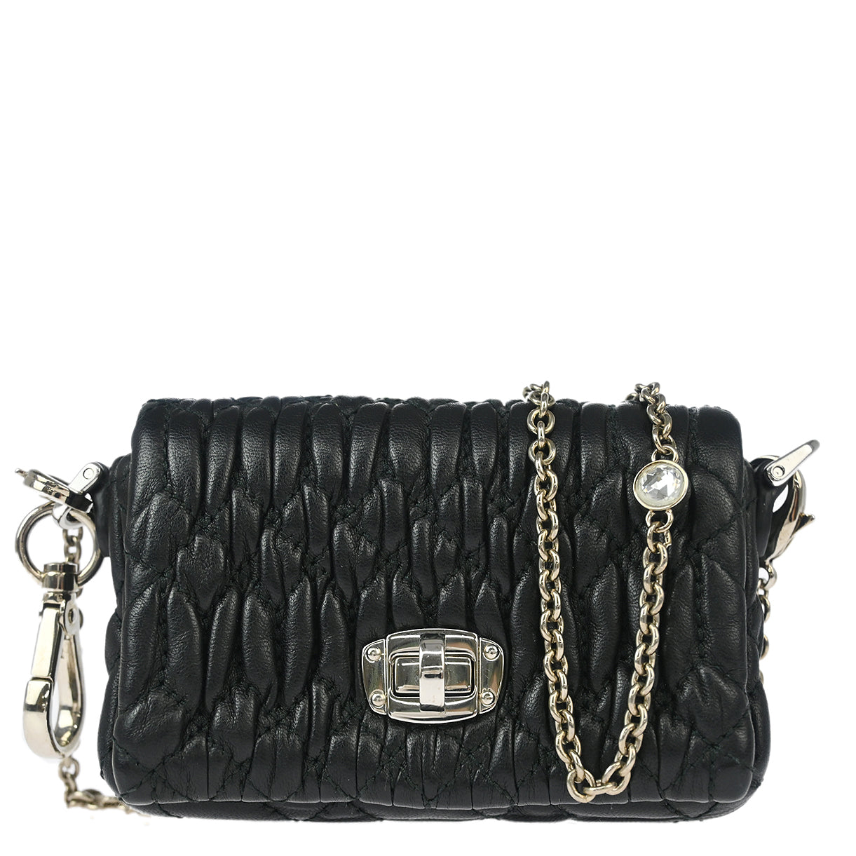 Miu Miu Black Coin Purse Wallet WOC