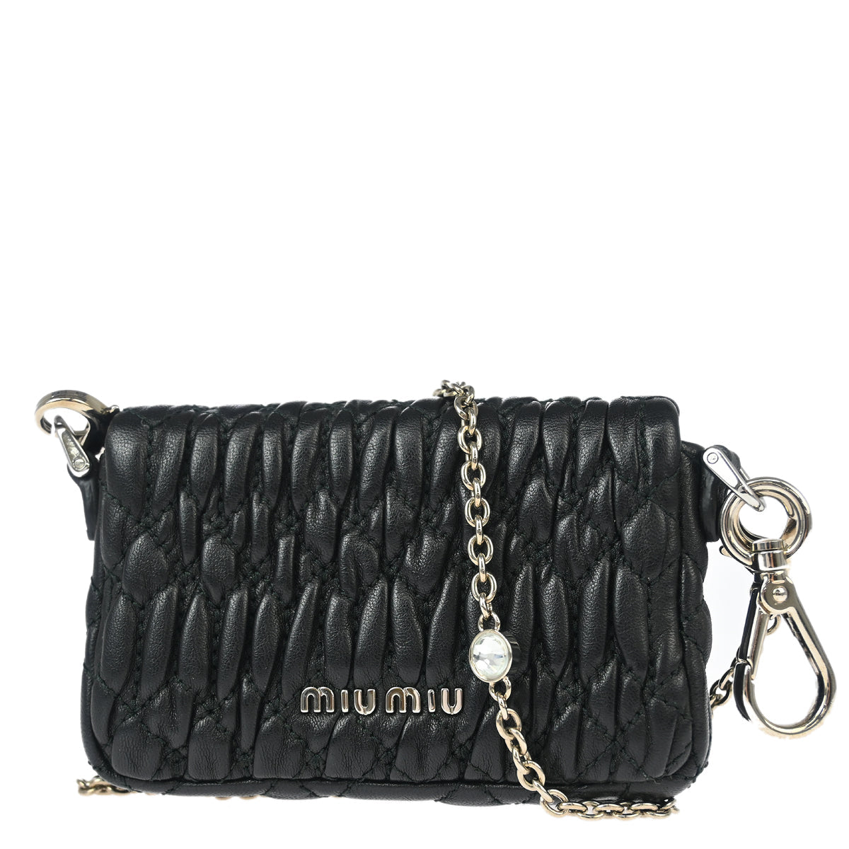 Miu Miu Black Coin Purse Wallet WOC