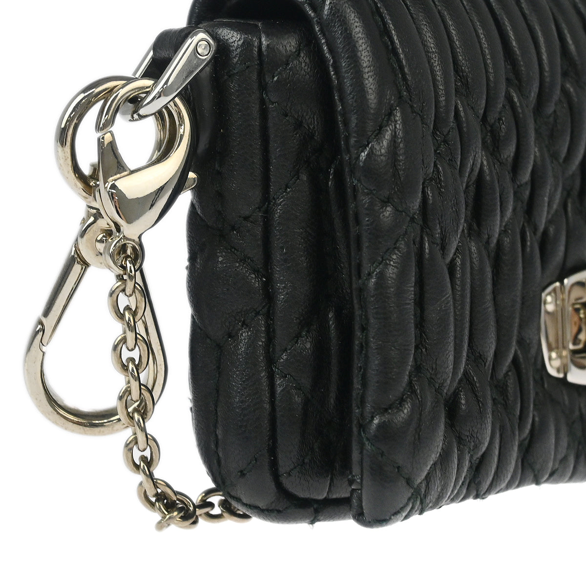 Miu Miu Black Coin Purse Wallet WOC