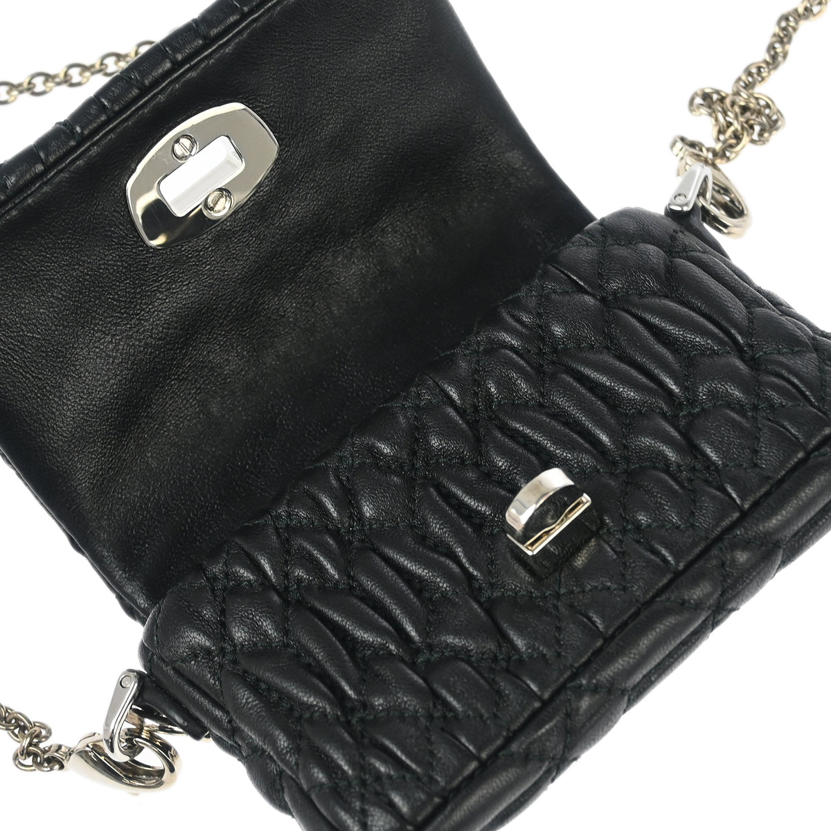 Miu Miu Black Coin Purse Wallet WOC