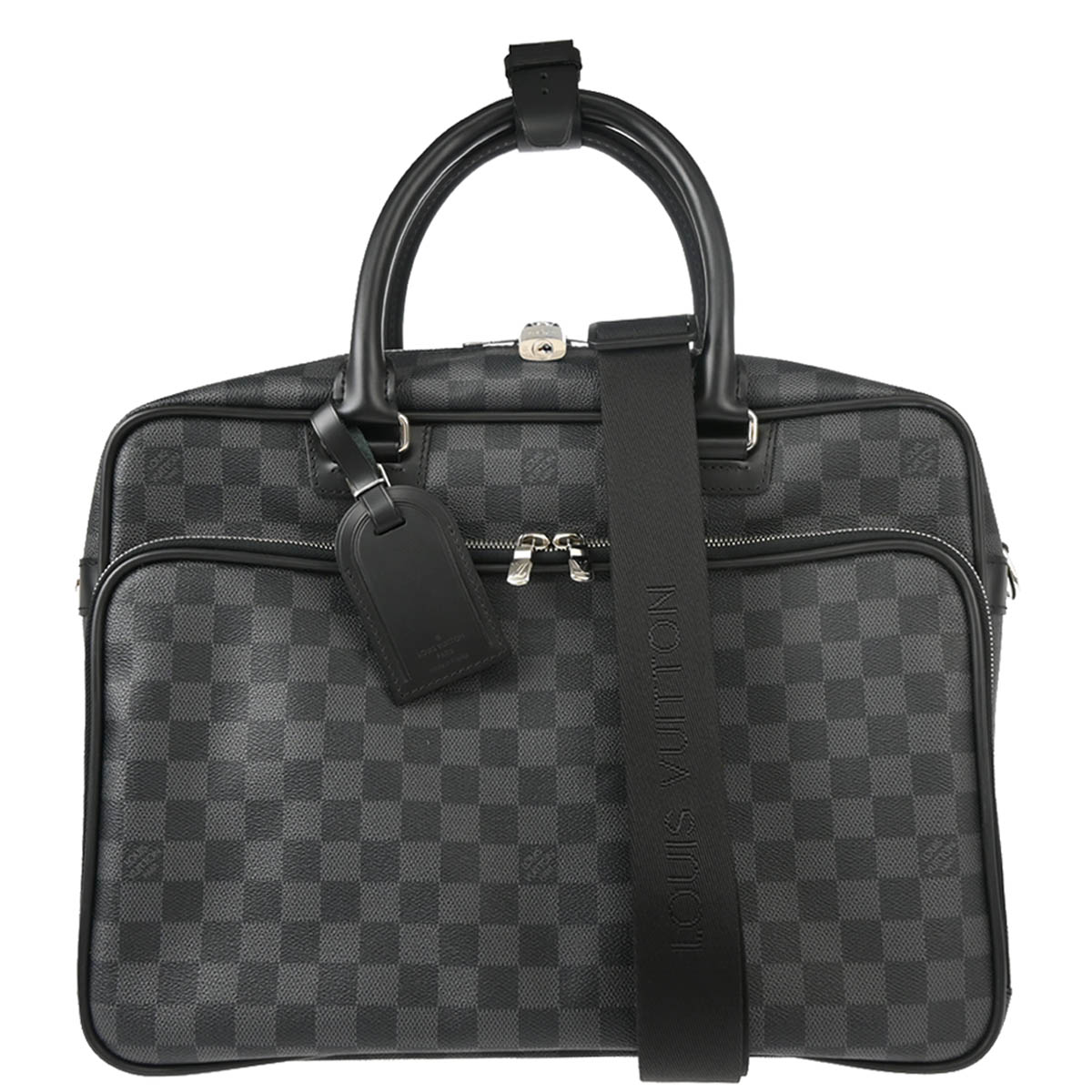 Louis Vuitton 2013 Damier Graphite Ikar 2way Shoulder Handbag N23253