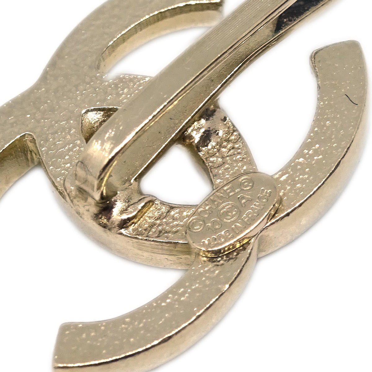 Chanel CC Hairpin Gold 10A