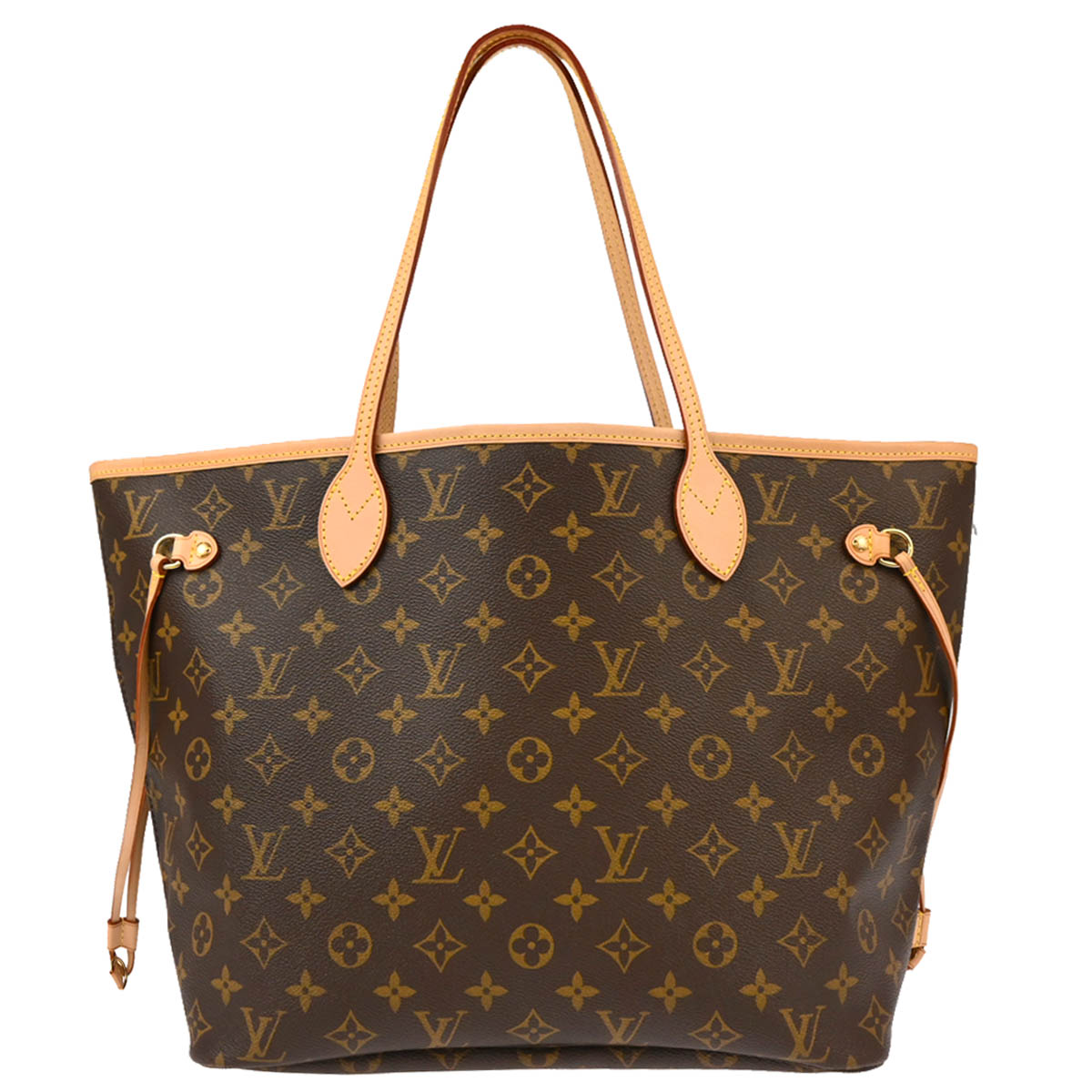 Louis Vuitton 2012 Monogram Neverfull MM Shoulder Tote Bag M40156