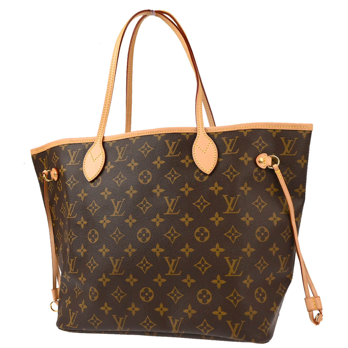 Louis Vuitton 2012 Monogram Neverfull MM Shoulder Tote Bag M40156