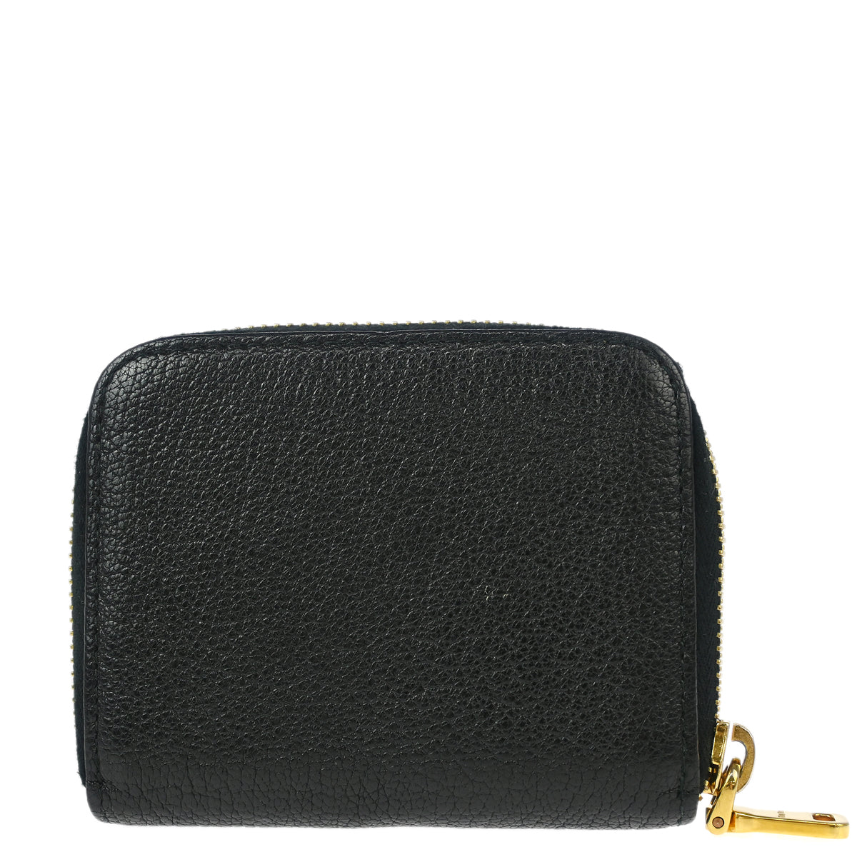 Miu Miu Black Leather Coin Purse Wallet