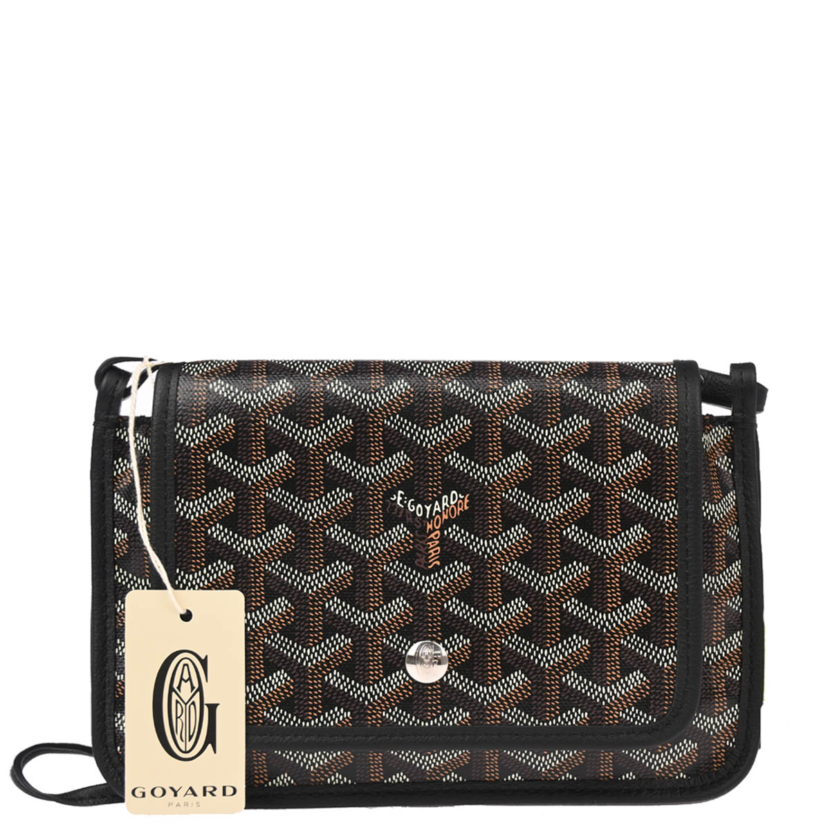 Goyard 2024 Black Plumet Shoulder Bag Pochette Wallet WOC