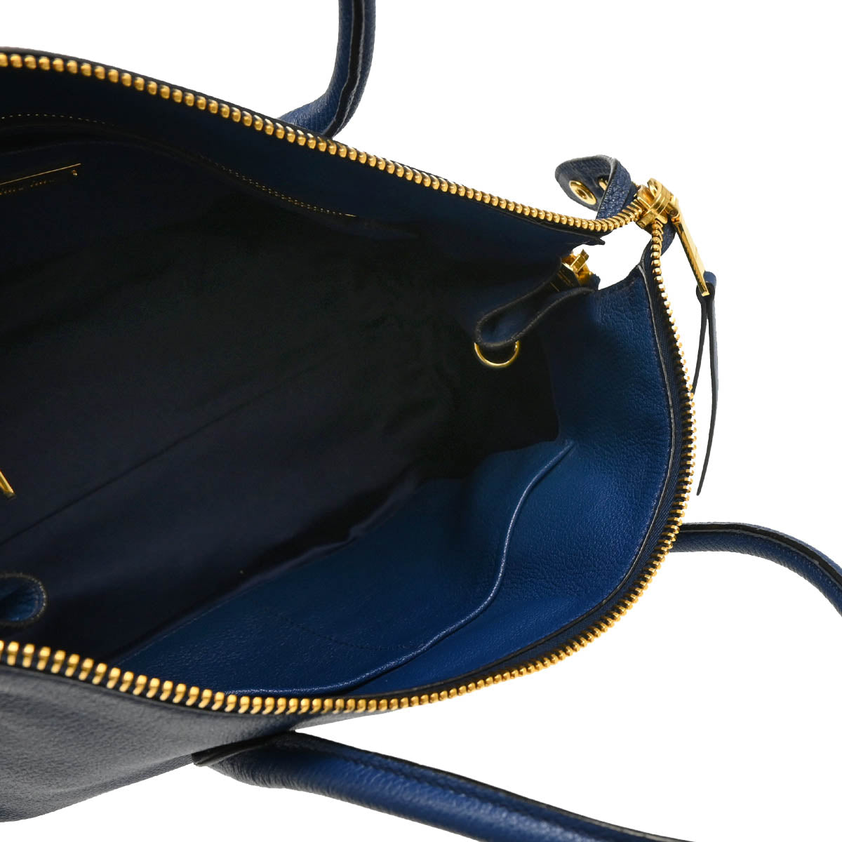 Miu Miu Blue Lambskin 2way Handbag