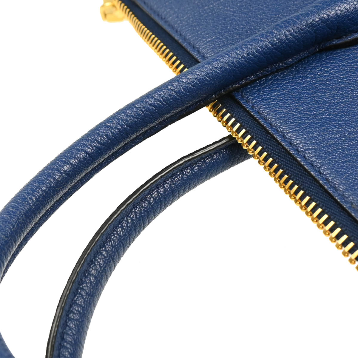 Miu Miu Blue Lambskin 2way Handbag