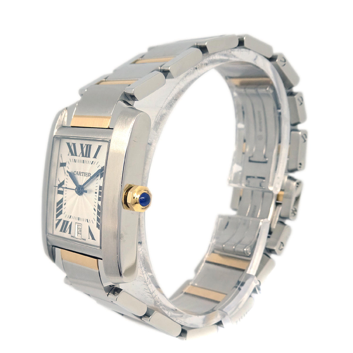 Cartier Tank Francaise LM Ref.2302 Self-winding Watch 18KYG SS
