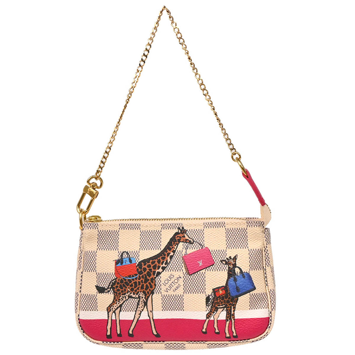 Louis Vuitton 2017 Damier Azur Mini Pochette Accessoires N62200