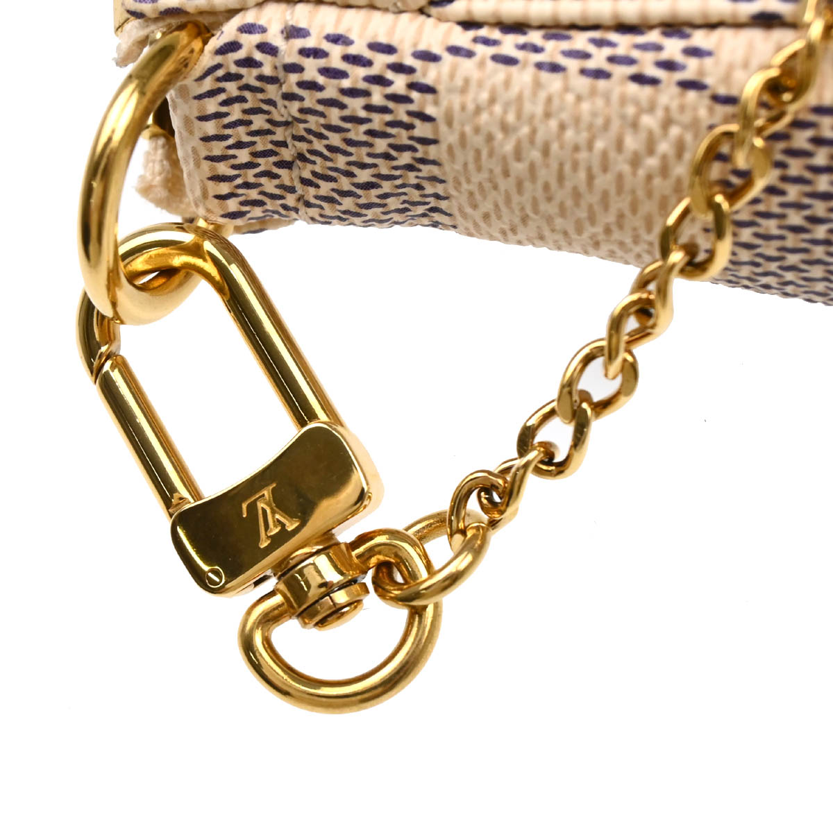 Louis Vuitton 2017 Damier Azur Mini Pochette Accessoires N62200