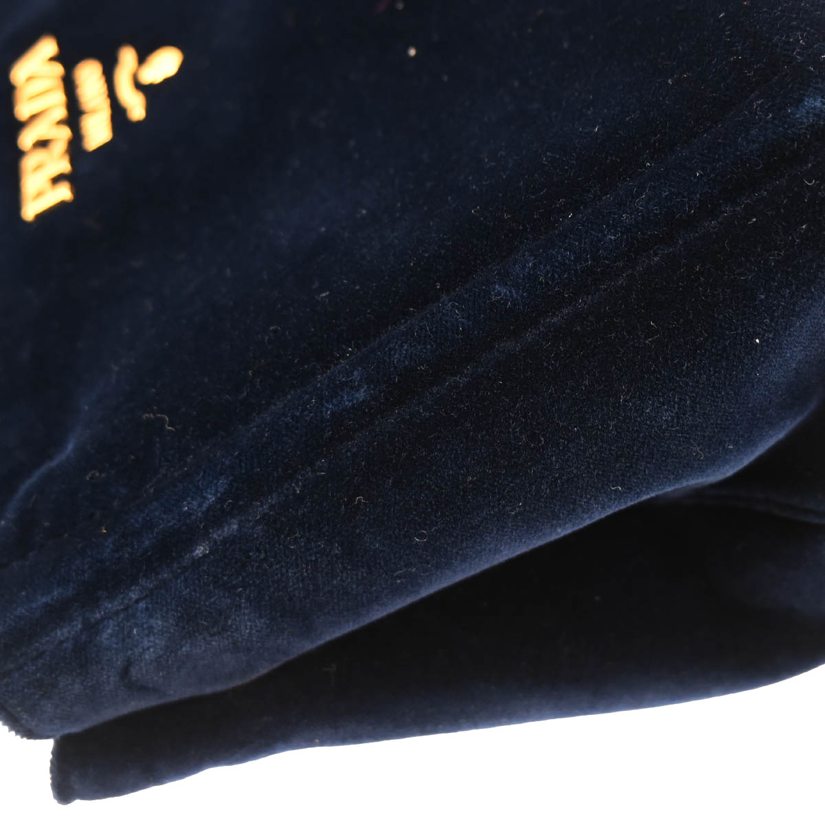 Prada Blue Velvet 2way Shoulder Tote Handbag