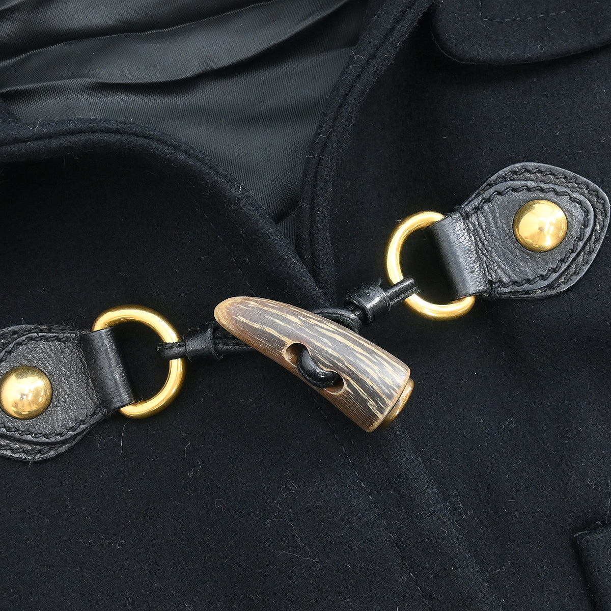 Miu Miu 2010 Duffle Coat Black #38