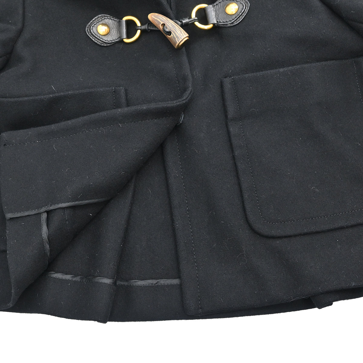 Miu Miu 2010 Duffle Coat Black #38