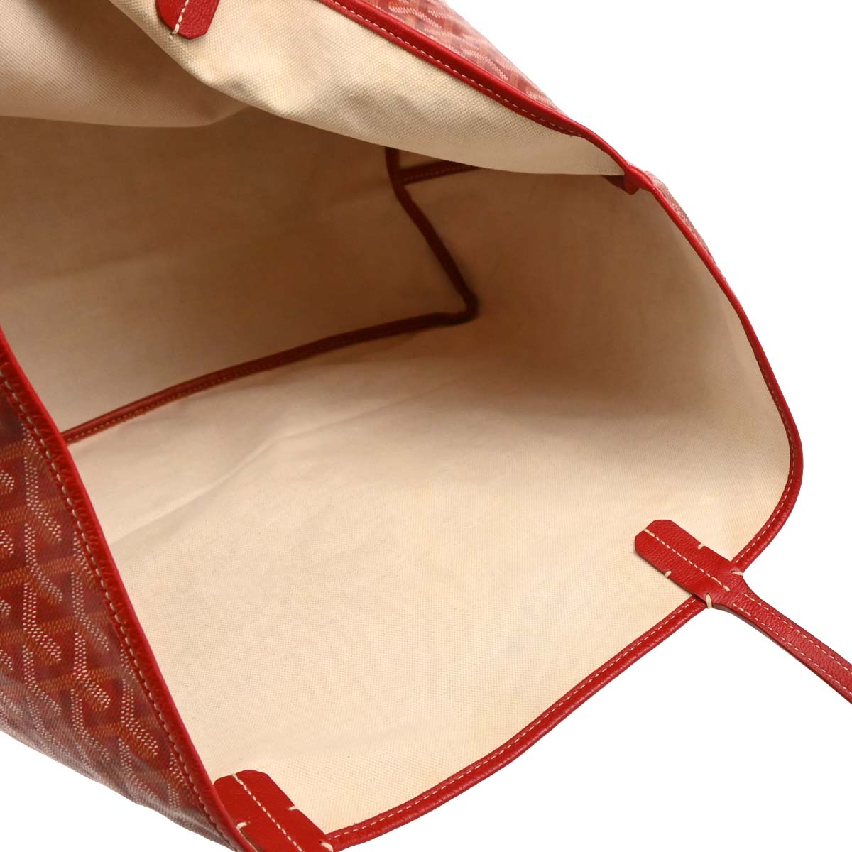Goyard 2018 Red St. Louis GM Tote Handbag