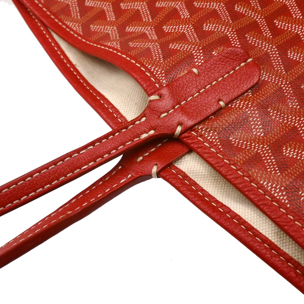 Goyard 2018 Red St. Louis GM Tote Handbag