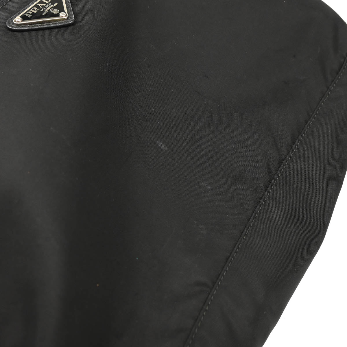 Prada 2015 Black Nylon Shoulder Bag