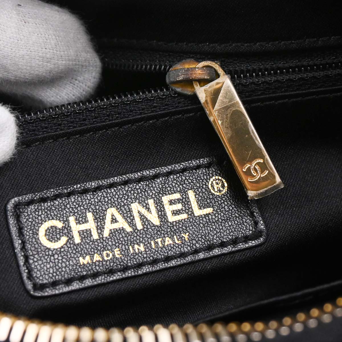 Chanel 2011 Black Caviar Petite Timeless Tote PTT Handbag