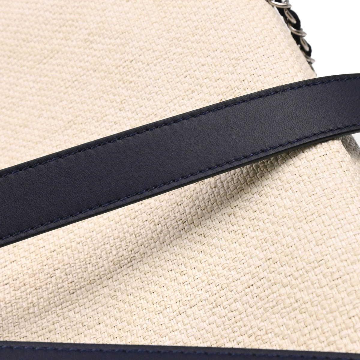 Chanel 2017 Ivory Straw Deauville Backpack