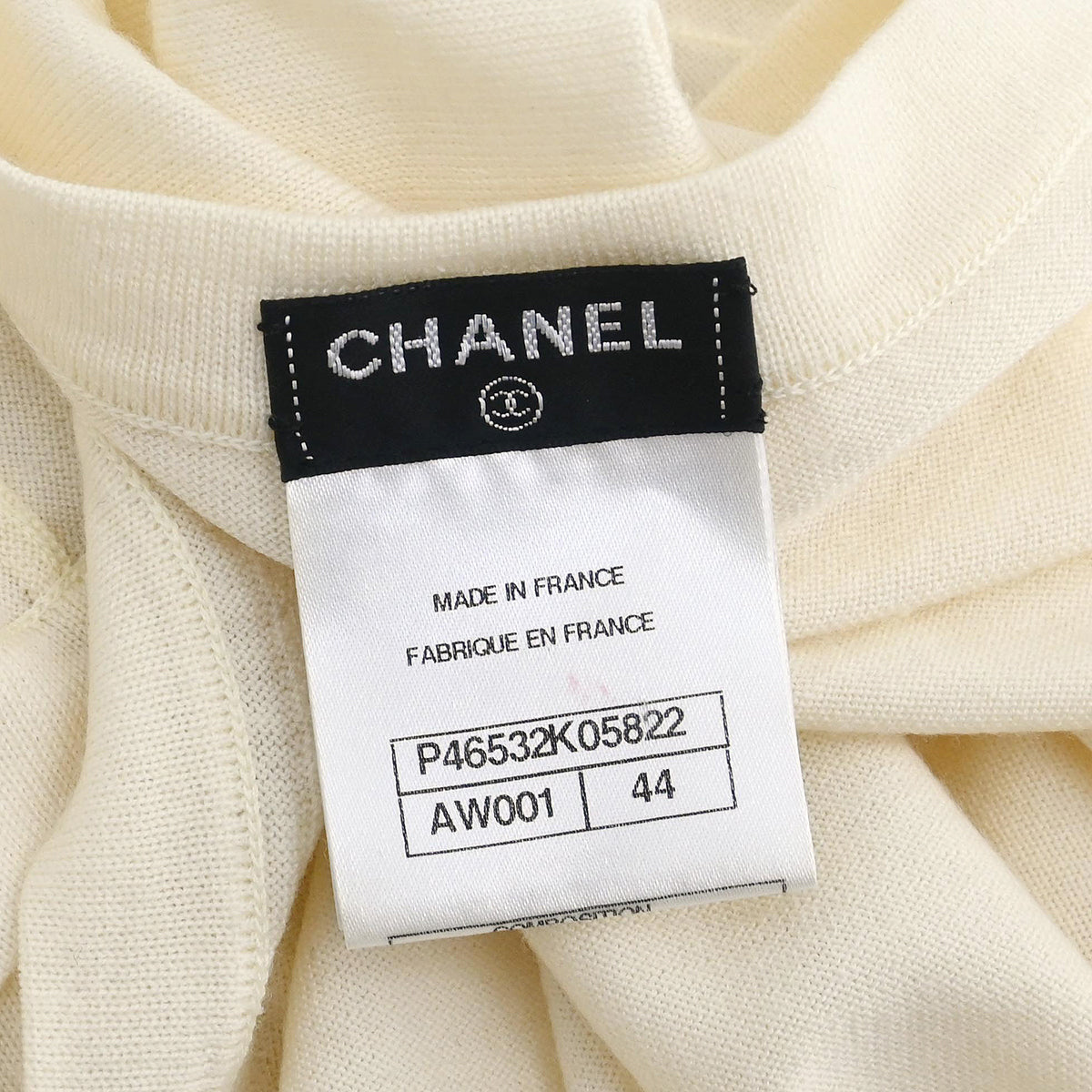Chanel 2013-2014 Sleeveless Top Ivory #44