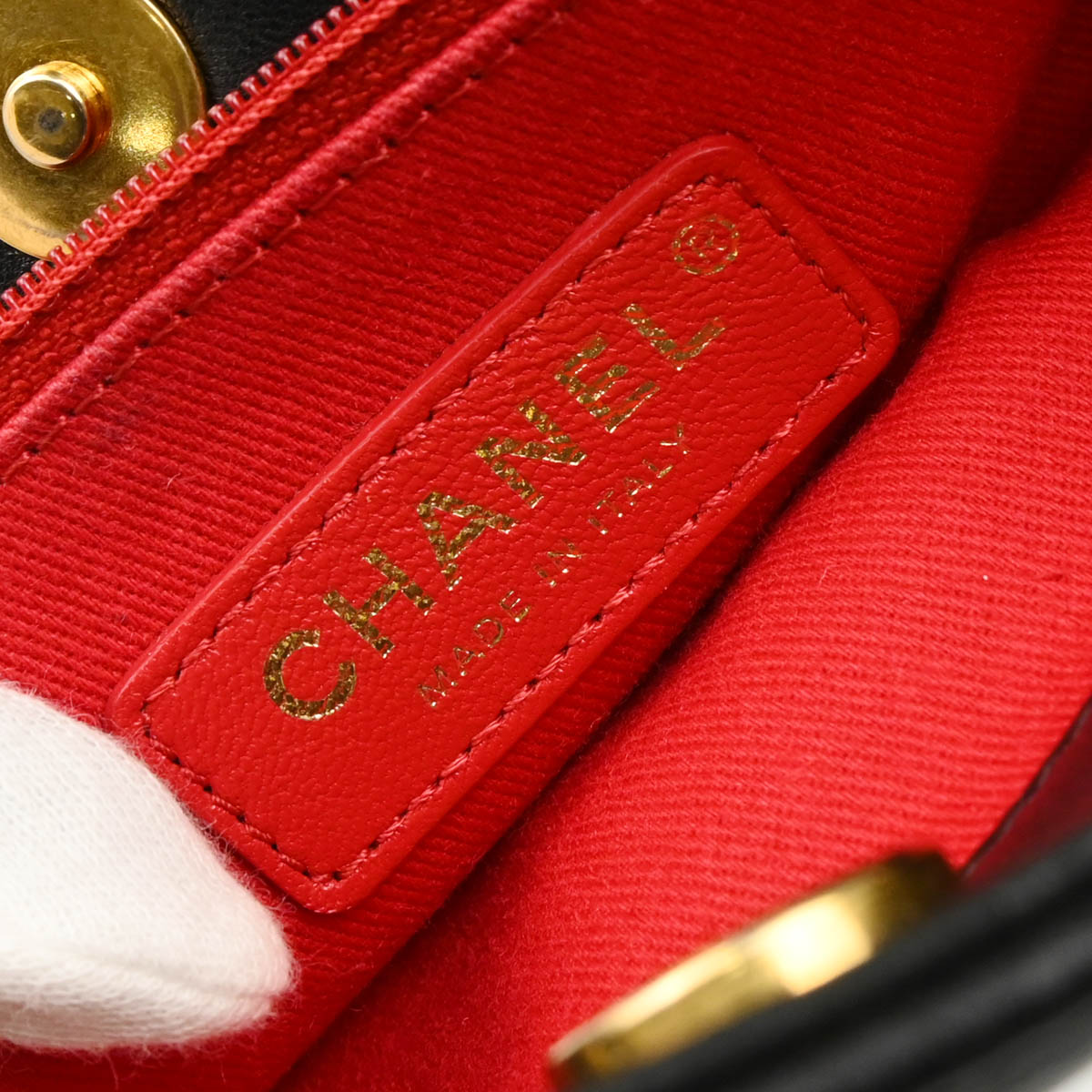Chanel 2017 Black Lambskin Bucket Shoulder Bag