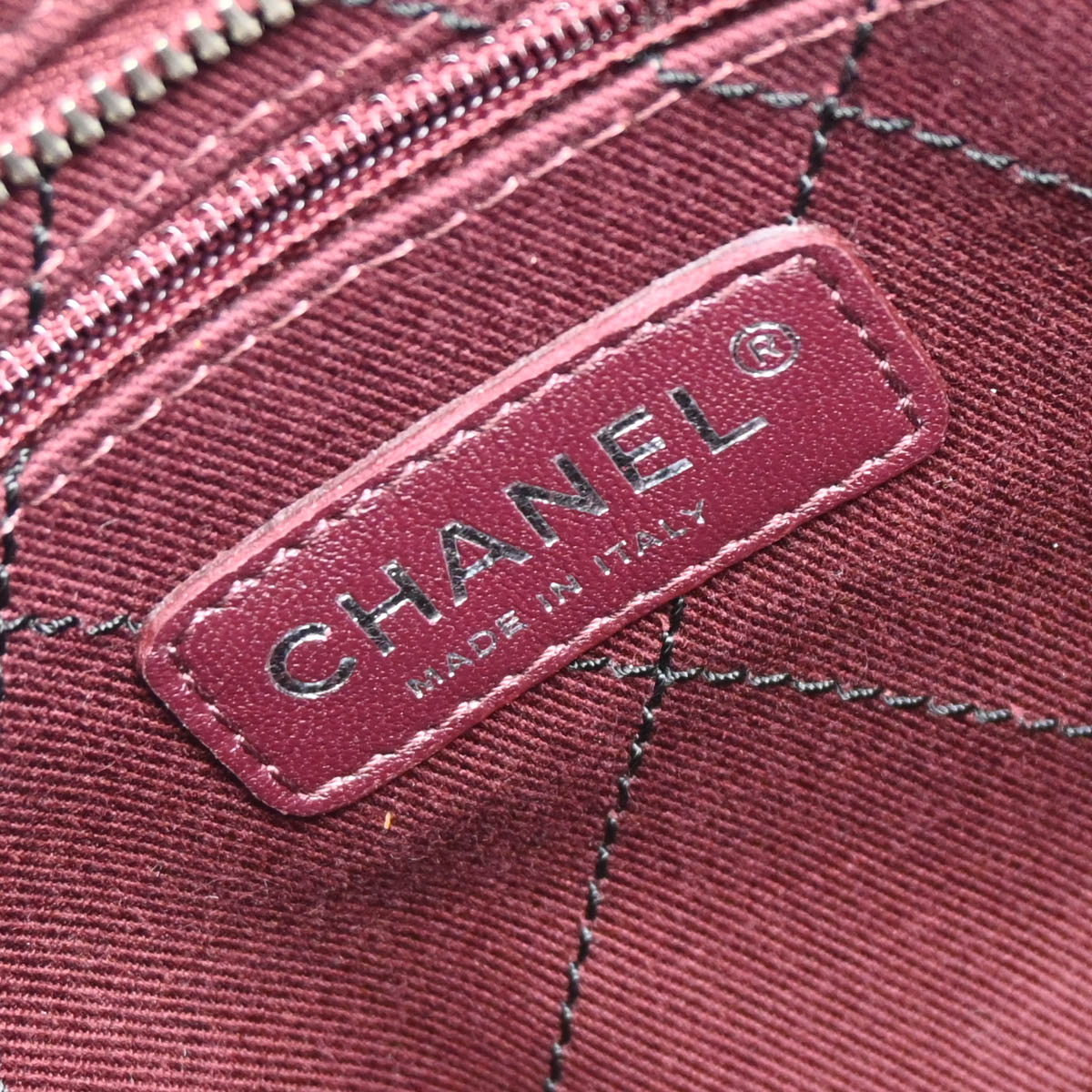 Chanel 2014 Black Caviar Shopping Fever Tote Bag