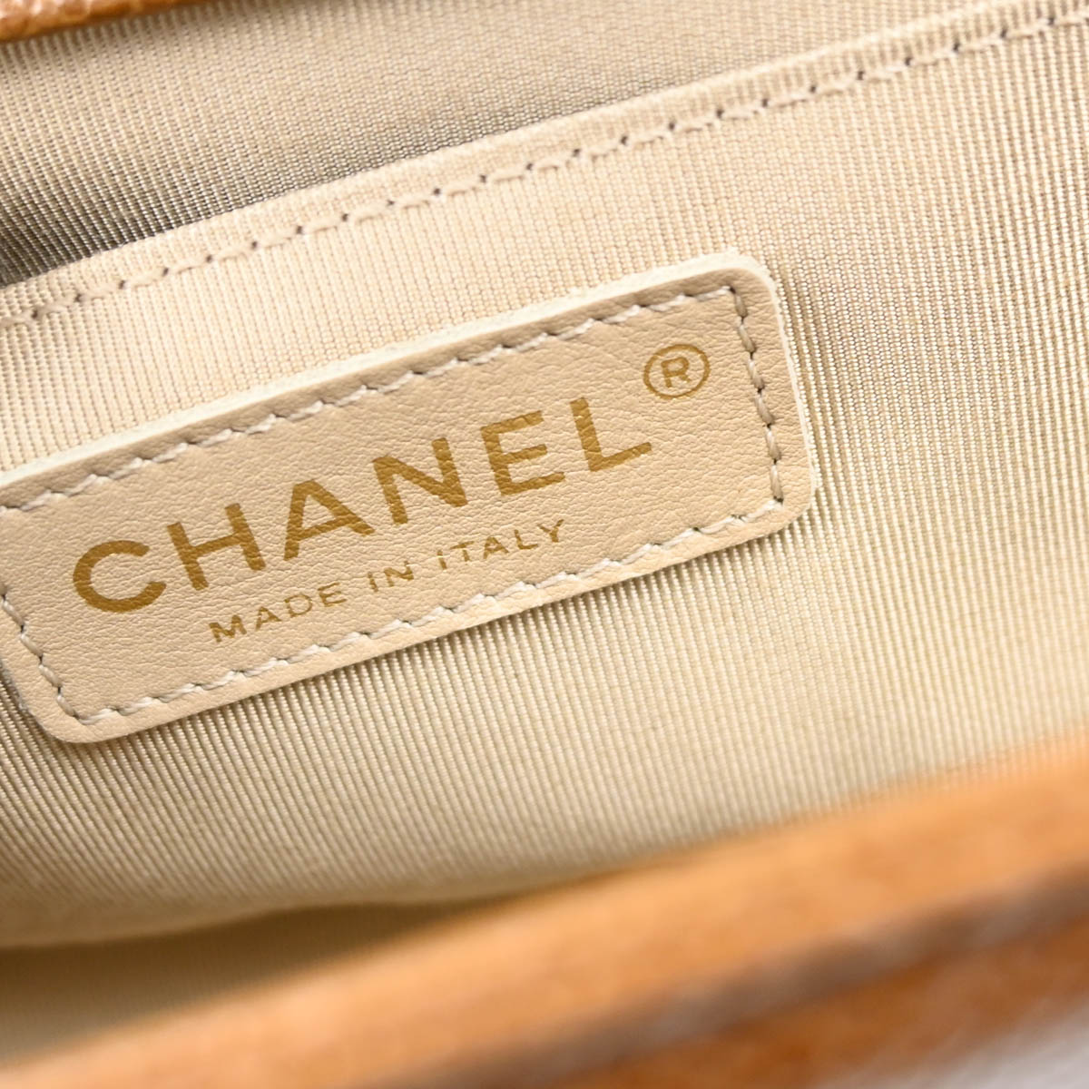 Boy Chanel 2014-2015 Brown Caviar Medium Chain Shoulder Bag