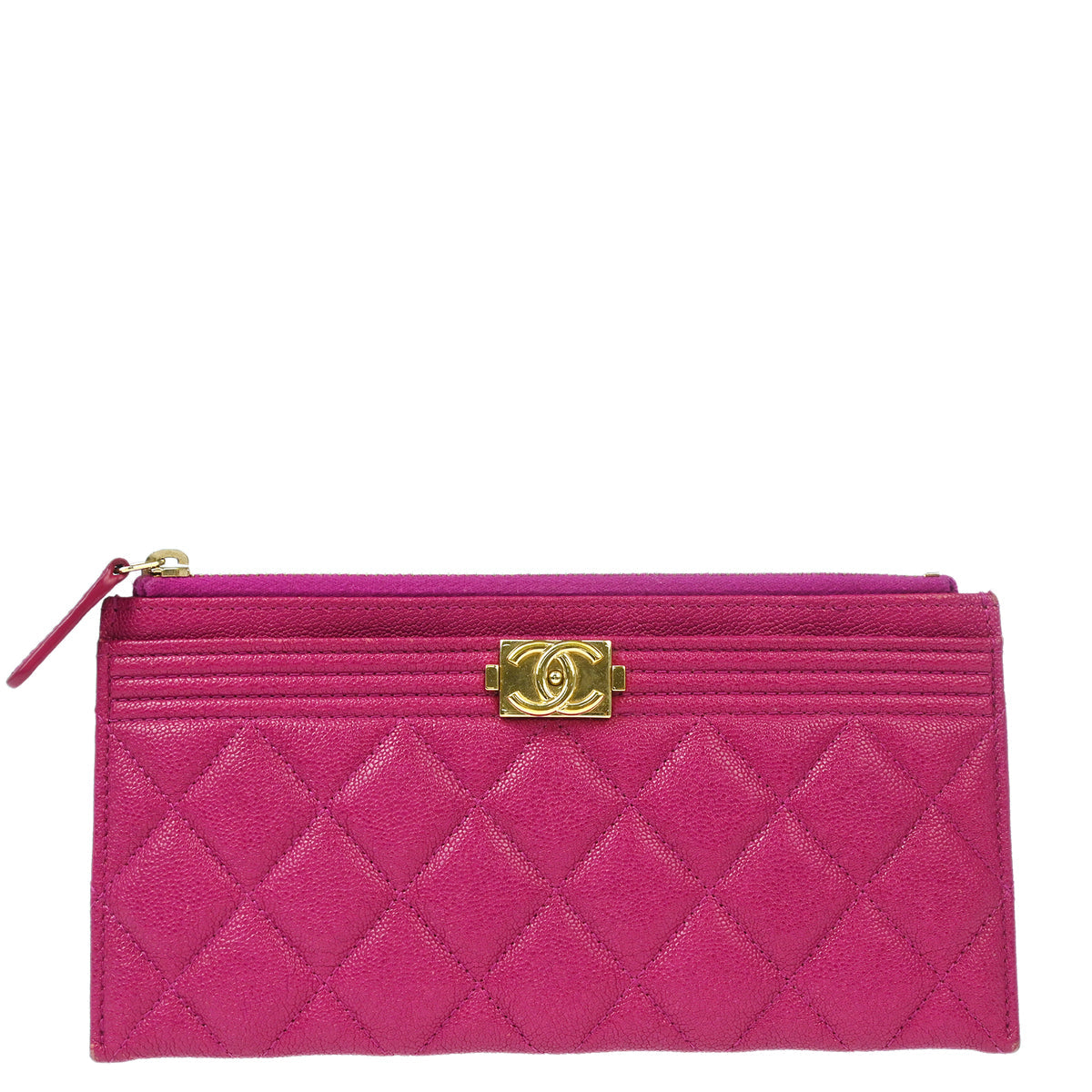 Chanel 2019 Pink Caviar Wallet
