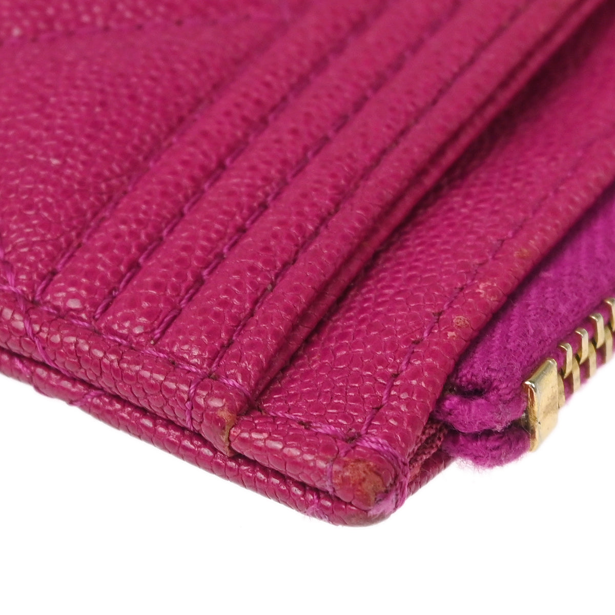 Chanel 2019 Pink Caviar Wallet