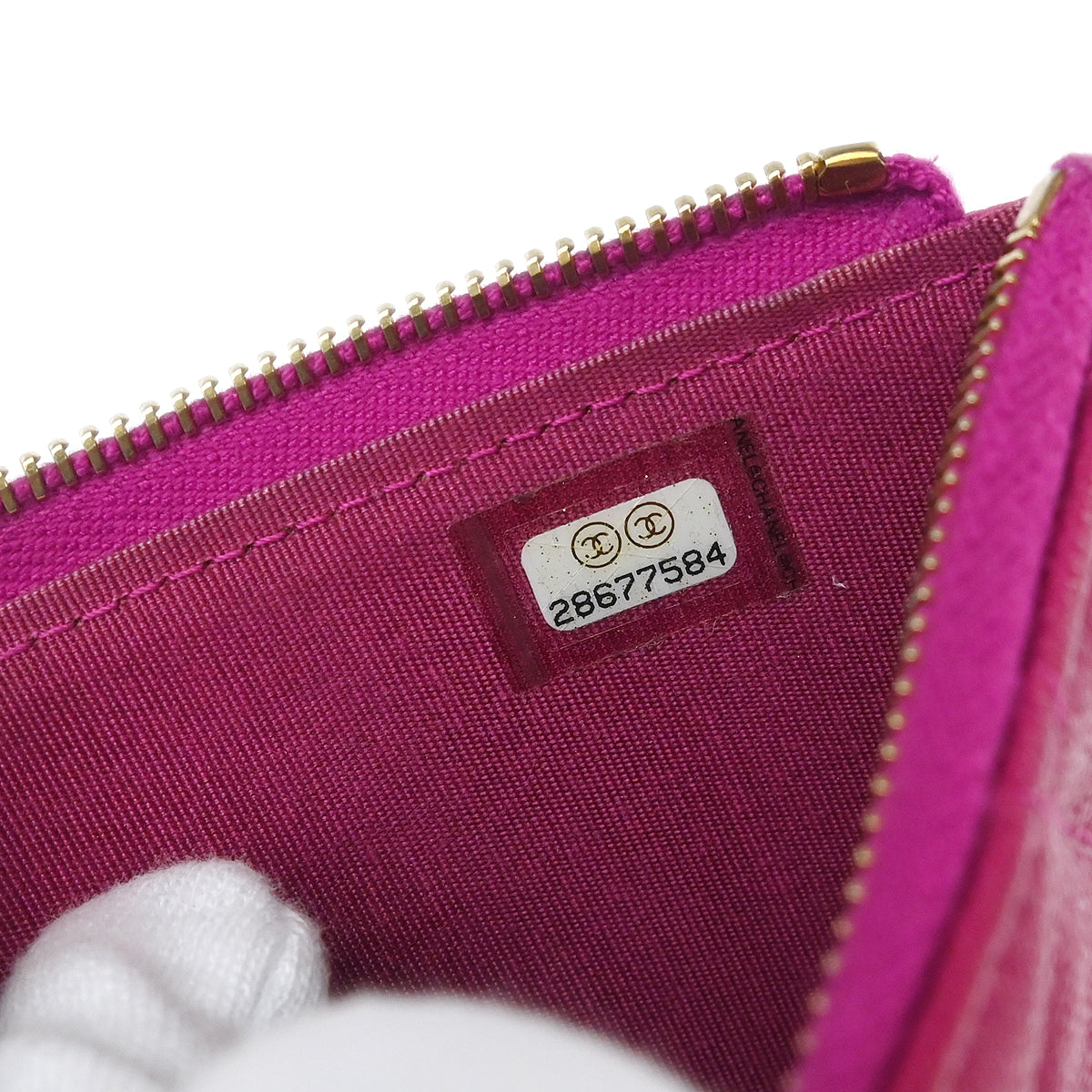 Chanel 2019 Pink Caviar Wallet
